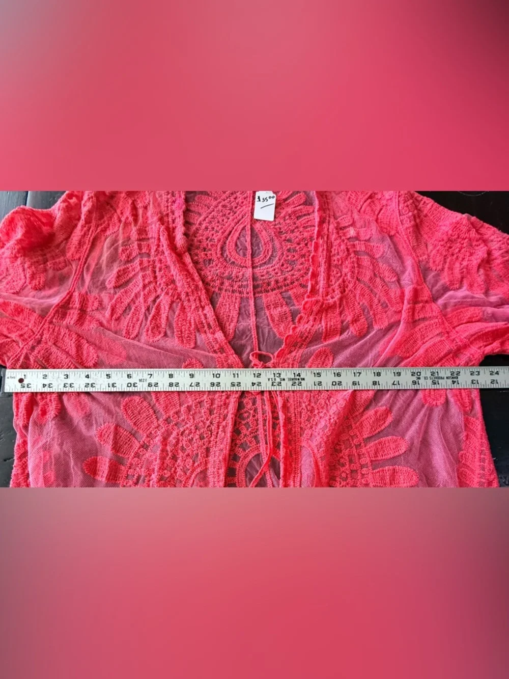 Dasayo NWT Venice lace Swim Cover up One Size Fits Most | Boho Beachwear/resort